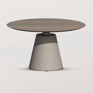 Papatya Roll Sehpa 223 - Compact Tabla & Metal Ayak Kafe Sehpası