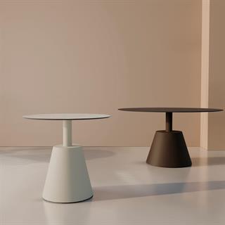 Papatya Roll Sehpa 222 - Compact Tabla & Metal Ayak Kafe Sehpası