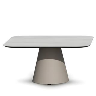 Papatya Roll Sehpa 224 - Compact Tabla & Metal Ayak Kafe Sehpası