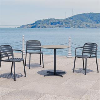 Papatya Tarabya Sandalye - Kolçaksız Plastik Bahçe, Mutfak, Balkon Sandalyesi