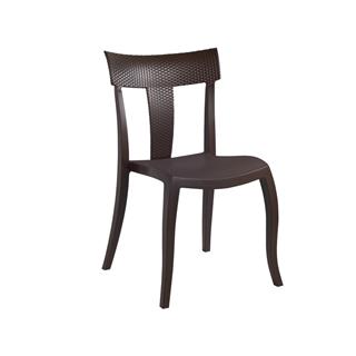 Papatya Toro-S Rattan Plastik Sandalye | Bahçe, Mutfak, Balkon Sandalyesi