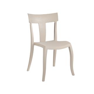 Papatya Toro-S Rattan Plastik Sandalye | Bahçe, Mutfak, Balkon Sandalyesi