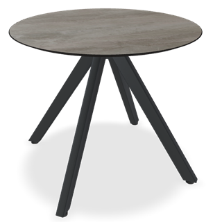 Papatya Tower Sehpa - Compact Tabla & Metal Ayak