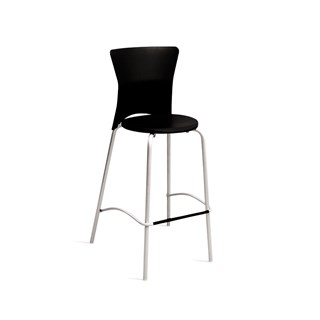 Papatya Vega Bar Tipi Yüksek Sandalye H: 76 cm | Metal Ayaklı | Ev, Ofis Koltuğu