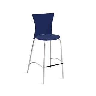 Papatya Vega Bar Tipi Yüksek Sandalye H: 76 cm | Metal Ayaklı | Ev, Ofis Koltuğu