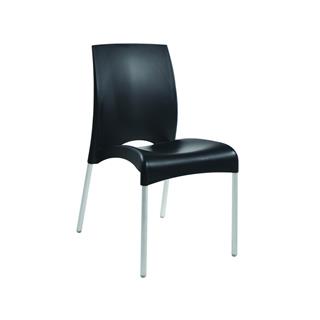 Papatya Vital Plastik Sandalye - Alüminyum Ayaklı Ev Ofis Bahçe Sandalyesi