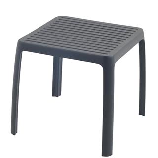 Papatya Wave Side Plastik Sehpa -Bahçe, Balkon, Şezlong Sehpası