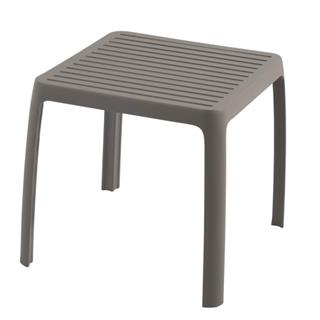 Papatya Wave Side Plastik Sehpa -Bahçe, Balkon, Şezlong Sehpası