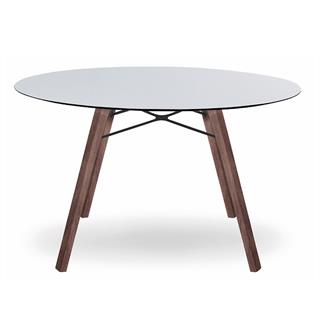 Papatya Wox 120 cm Yuvarlak Masa - Compact Tabla & Ahşap Ayak