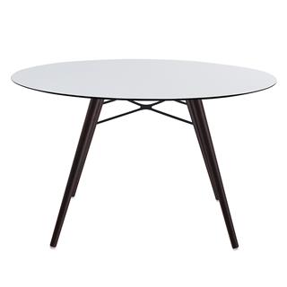 Papatya Wox 120 cm Yuvarlak Masa - Compact Tabla & Ahşap Ayak