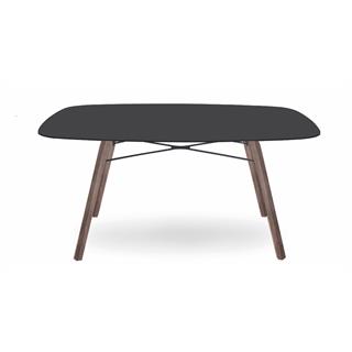Papatya Wox Masa 159x119 cm - Compact Tabla & Ahşap Ayak