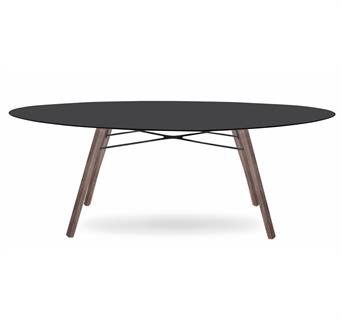 Papatya Wox Masa 200x120cm - Compact Tabla & Ahşap Ayak
