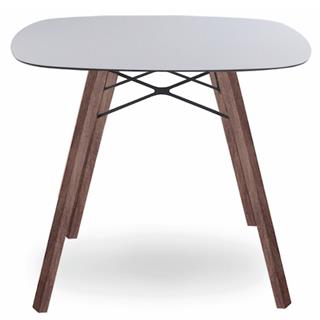 Papatya Wox Sehpa 49x49 cm - Compact Tabla & Ahşap Ayak