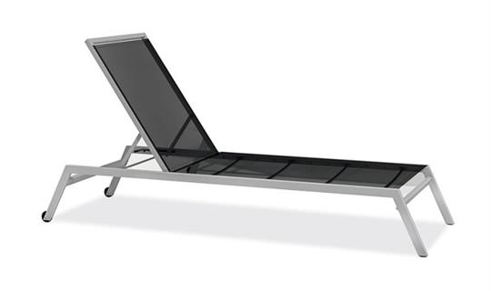 Papatya Zen Şezlong | Paslanmaz Gövde - Özel File Kumaş - Tekerlekli 