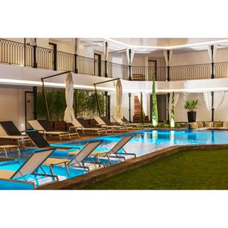 Papatya Zen Şezlong | Paslanmaz Gövde - Özel File Kumaş - Tekerlekli 