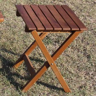 Paris Çay Set -2 Kişilik Katlanır Ahşap Tabure Takım, Ebat Seçimli