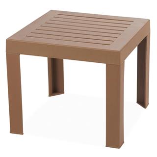 Papatya Suda Bahçe Balkon Şezlong Sehpası - 35x40 h:40 cm - Portatif Şezlong