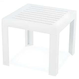 Papatya Suda Bahçe Balkon Şezlong Sehpası - 35x40 h:40 cm - Portatif Şezlong