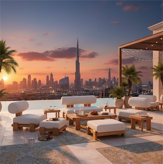 Tokyo İkili Ahşap Koltuk - Masif Kestane, Minderli, İki Kişilik İç & Dış Mekan Koltuğu