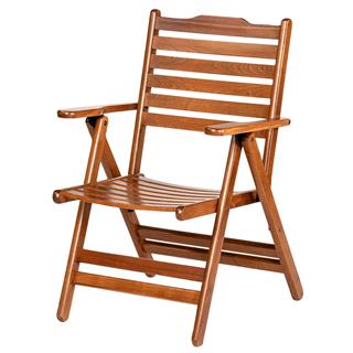 Ürgüp Katlanır Ahşap Sandalye Minderli - Balkon, Teras, Bahçe Sandalyesi