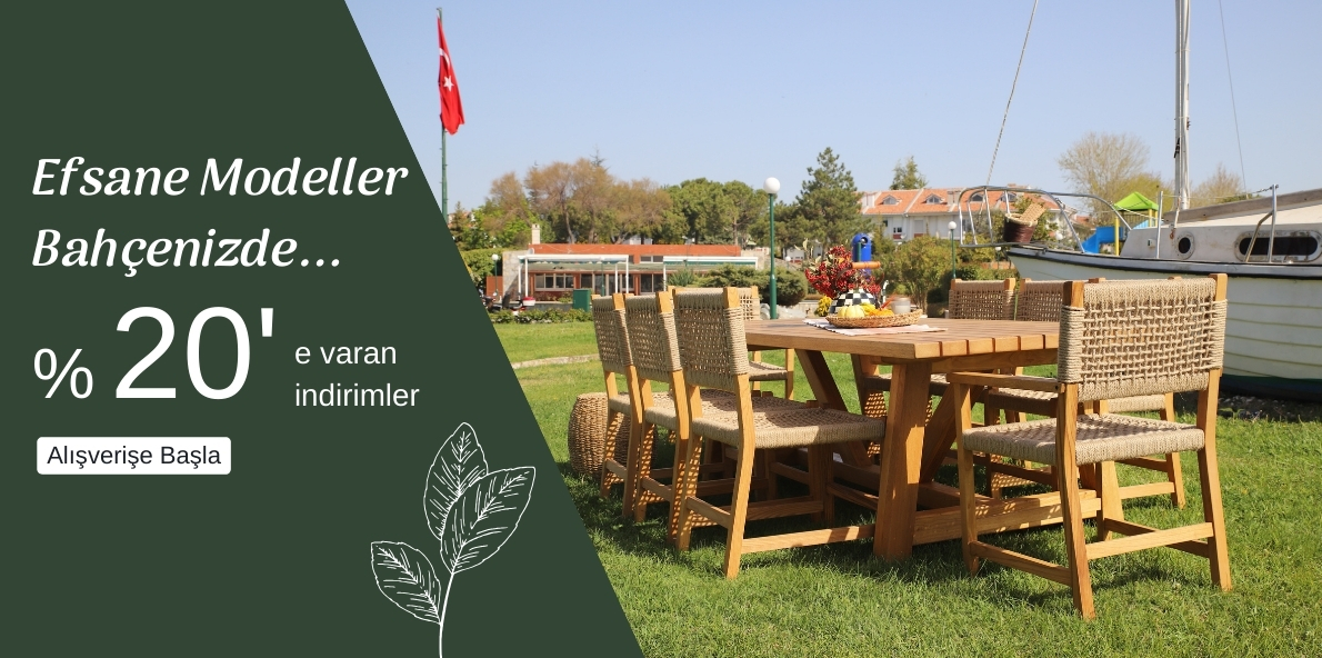 Ahşap Bahçe Mobilyası - Masa Sandalye Takımları