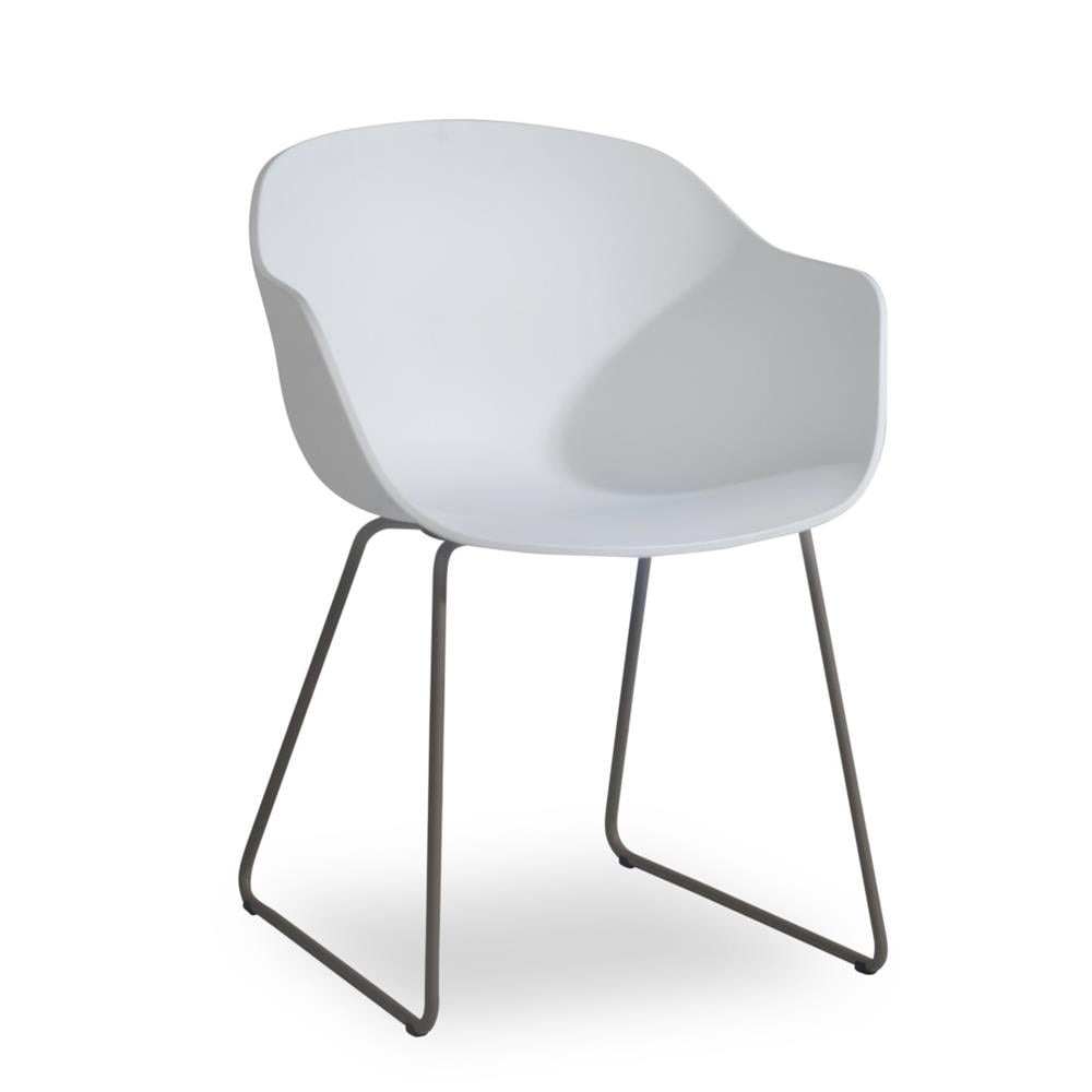 Papatya Globe-K Sled Plastik Sandalye Mutfak, Ofis Sandalyesi