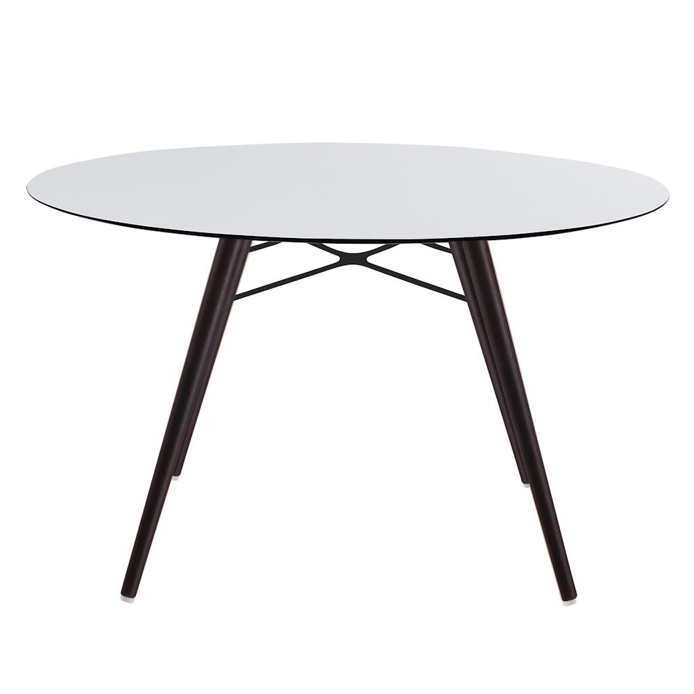 Papatya Wox Masa ø1200cm - Compact Tabla & Kayın Ayak