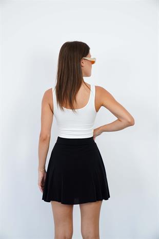 Şort Etek-Siyah