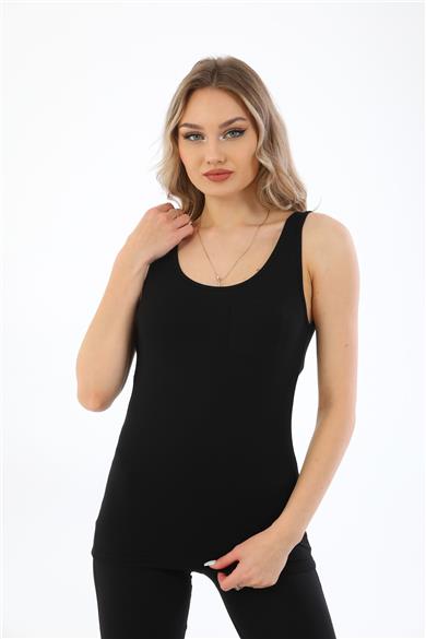 Kadın Viscon Atlet-Siyah