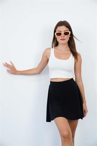 Şort Etek-Siyah