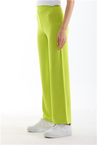 Viskon 2 iplik likra Eşofman Alt-Kiwi