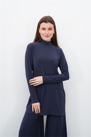 Dik Yaka Sandy Tunik-Füme