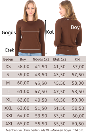 Kadın Viskon Tişört & Pantolon Takım-Kahverengi