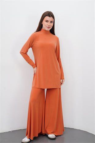Maxi Tunik & Pantolon Takım-Kayısı