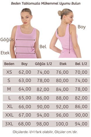  Extra Yumuşak Viskon Atlet Home&Outdoor-Lavanta Pembesi 