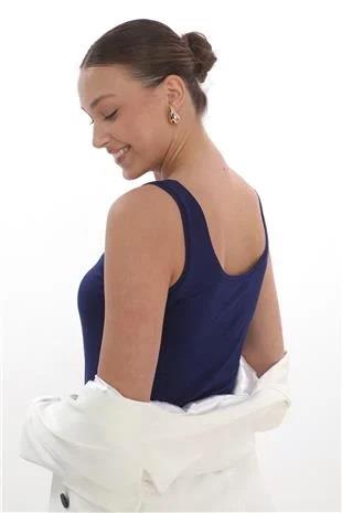 Extra Yumuşak Viskon Atlet Home&Outdoor-Açık Lacivert