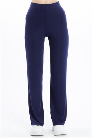  Extra Yumuşak Uzun Viskon Pantolon Home&Outdoor-Lacivert