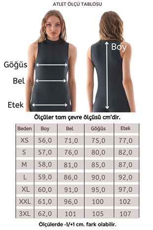 Kadın Viscon Kolsuz Tişört-Füme