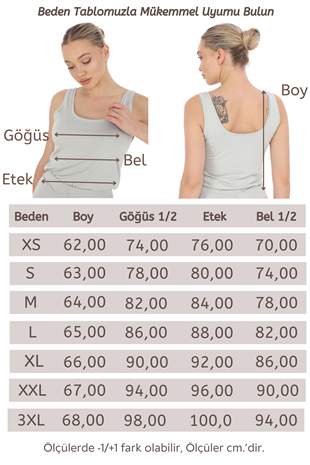  Extra Yumuşak Viskon Atlet Home&Outdoor-Gri