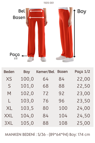 Viskon 2 iplik likra Eşofman Alt-Kiremit