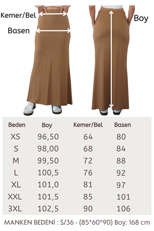 Viskon Tunik & Etek Takım-Tarçın