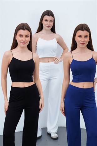 Starplez Büstiyer 3lü Set-Siyah-Beyaz-Lacivert