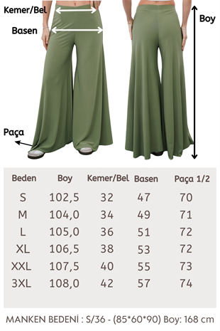 Maxi Tunik & Pantolon Takım-Çağla Yeşil