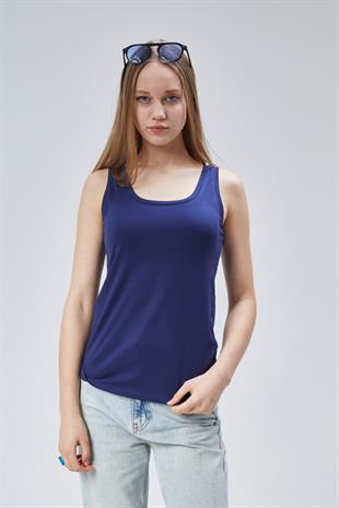 Extra Yumuşak Viskon Atlet Home&Outdoor-Lacivert