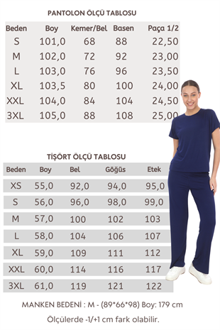 Tişört & Pantolon Takım-Lacivert