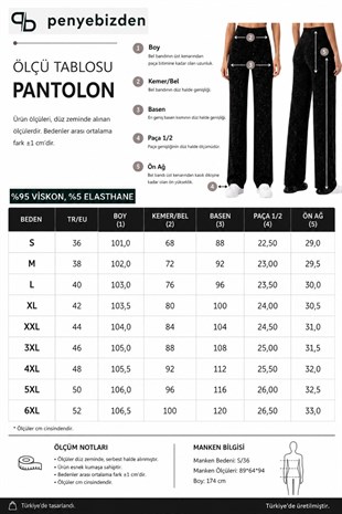  Extra Yumuşak Uzun Viskon Pantolon Home&Outdoor-Simli Siyah