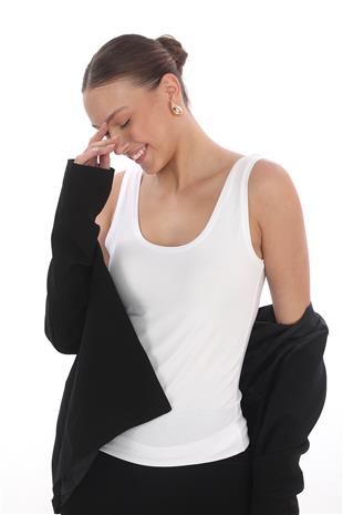 Viskon Atlet 2li Set-Siyah-Beyaz