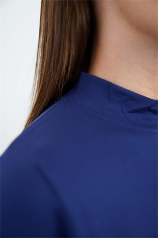 Viskon Tunik ve Pantolon Takım-Lacivert