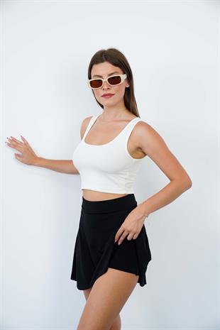 Şort Etek-Siyah
