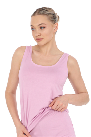  Extra Yumuşak Viskon Atlet Home&Outdoor-Lavanta Pembesi 